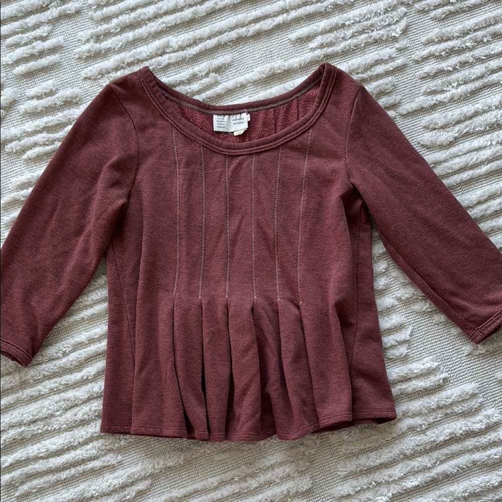 Anthropologie Peplum Top